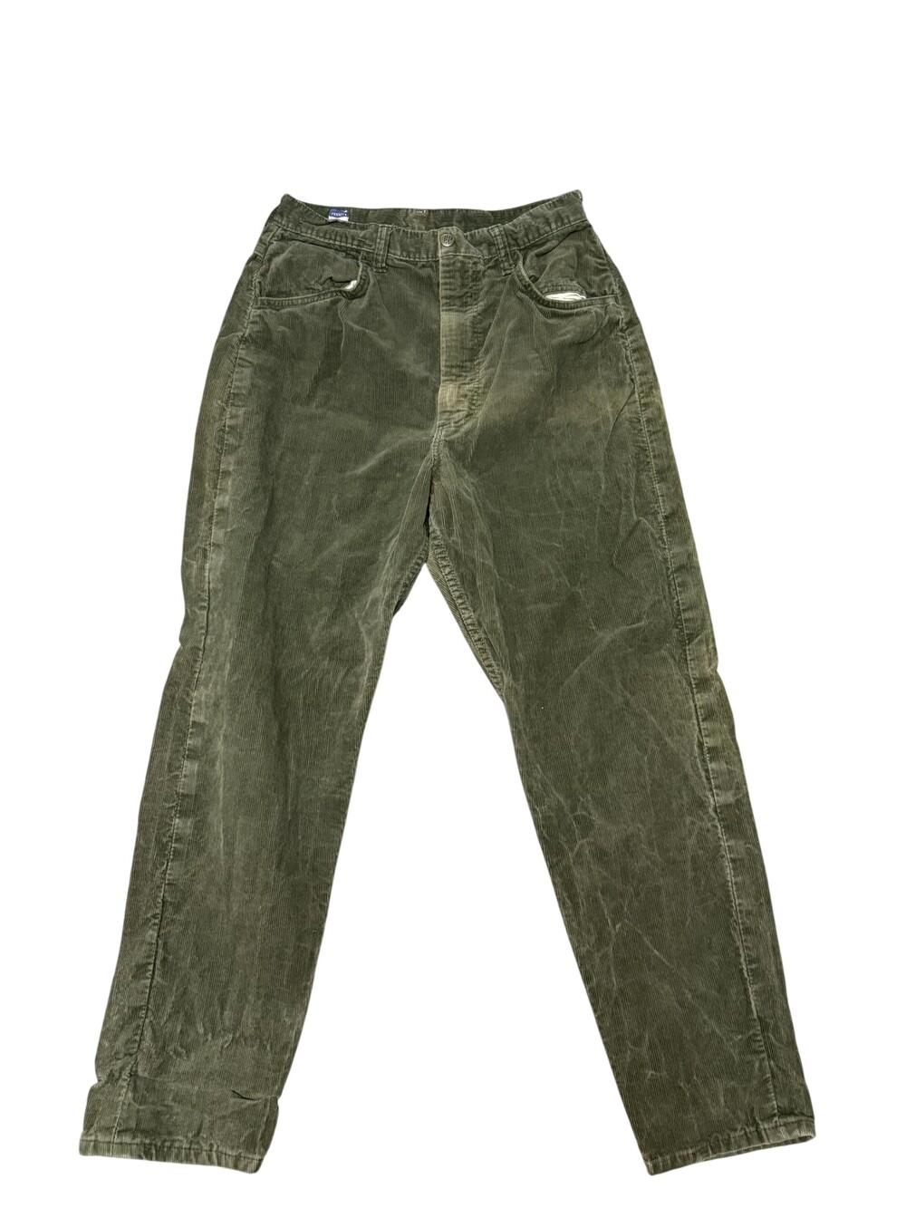 Vintage 60s/70s Penney's Pants Womens 18 Green Corduroy Relaxed Fit Talon 42 zip